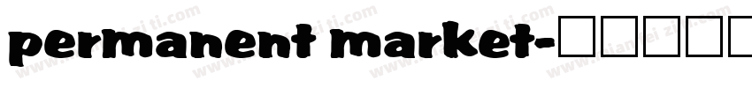 permanent market字体转换